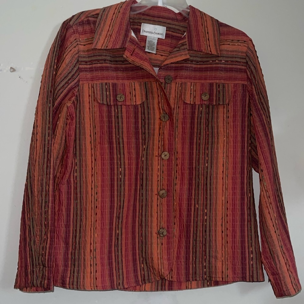 Women’s Beautiful Cotton Blend Textured Vintage shirt/Jacket Shacket